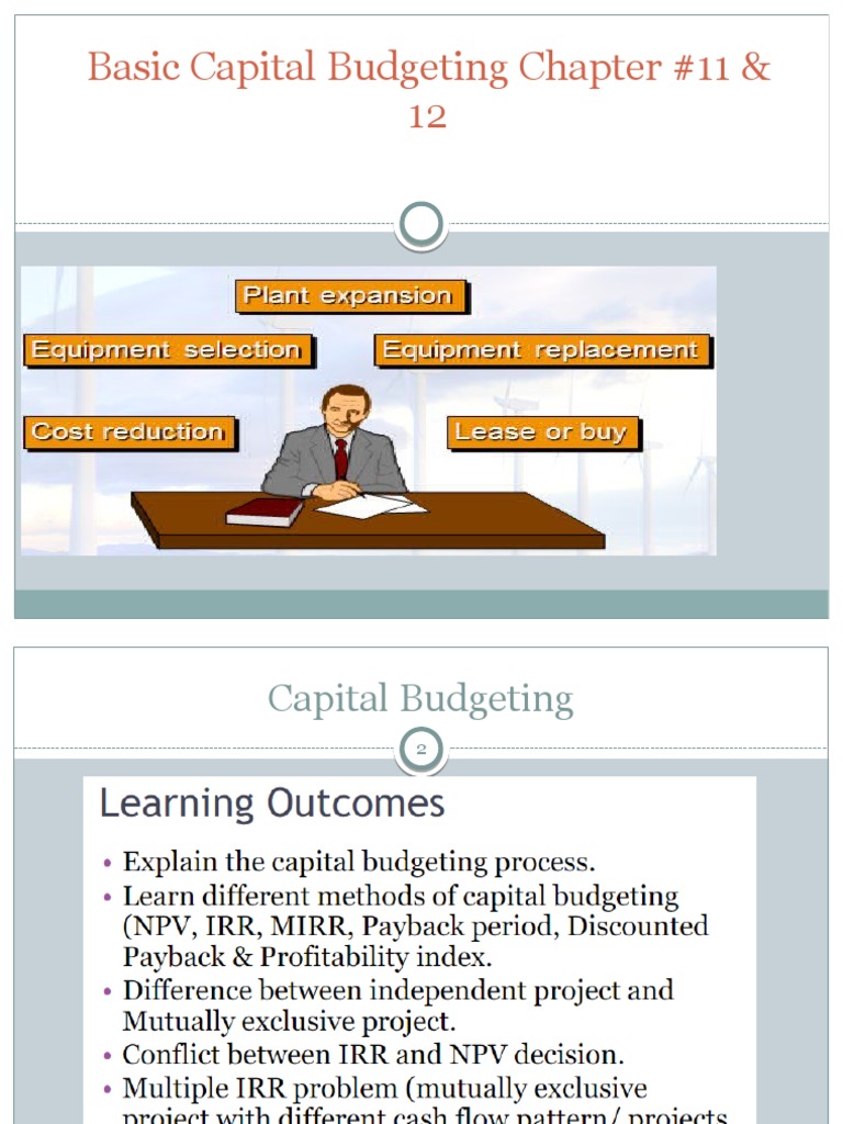 Capital Budgeting Fundamentals Explained | PDF | Net Present Value ...