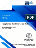 INFORME FINAL #972-2019 HOSPITAL DE CARABABINEROS de CHILE, CONTROL DE MEDICAMENTOS - ENERO 2021