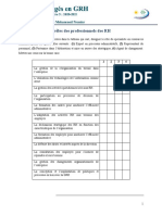 TD N°1. Différents Rôles Des Professionnels Des RH