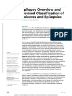 Epilepsy Overview and Revised Classification of Seizures and Epilepsies