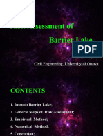 Risk Assessment of Barrier Lake