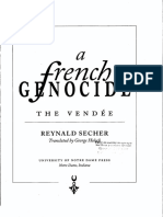 A French Genocide. the Vendée - Reynald Secher (v)