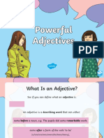 Powerful Adjectives PowerPoint