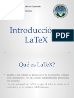 Introducción a LaTeX