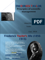 Principles of Scientific Management: Class: FY-D
