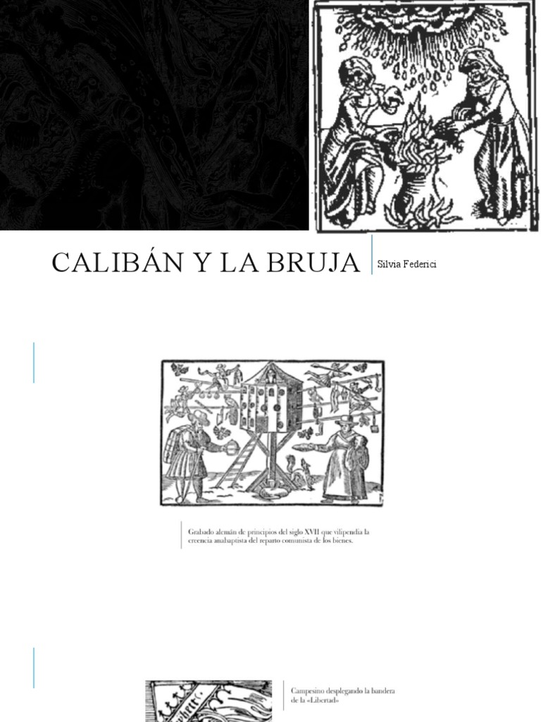 Calibán y La Bruja PPT Imagenes PDF