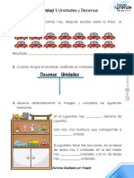 Actividad Decenas y Unidades