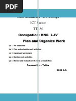 PLAN and Org