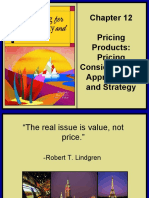 Pricing Products: Pricing Considerations, Approaches, and Strategy