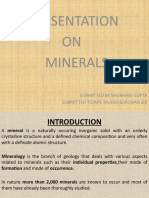 Presentation ON Minerals: Submitted By:Shubham Gupta Submitted To:Mr. Rajesh Bijalwan Sir