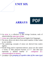 UNIT 6 (C++)-ARRAYS