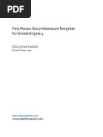 UEFirstPersonStoryAdventureTemplate Documentation