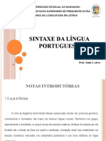 Aula 1 - o Que É Sintaxe