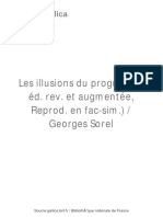 Les Illusions Du Progrès (4e (... ) Sorel Georges Bpt6k6679c