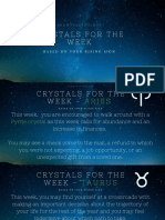 Crystals For The Week