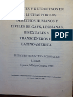 Avances y Retrocesos en las Luchas por los Derechos Humanos y Civiles de Gays, Lesbianas, Bisexuales y Transgéneros en Latinoamérica