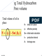 Computing Total Hydrocarbon Pore Volume
