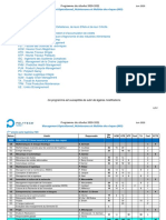 Programme Etudes m3 2020-2021