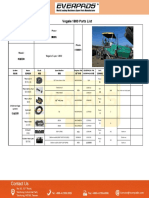 Vogele 1800 Parts List: Machine 机型种类 Paver 攤舖机