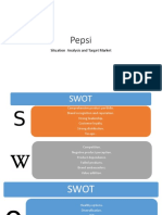 Pepsi: Situation Analysis and Target Market