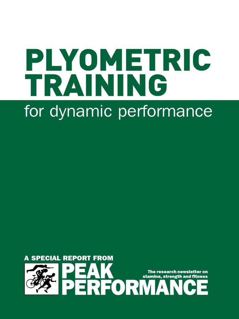 Plyometric Training PDF Weight Training Strength Training