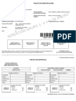 Tarjeta Identificación C21281503