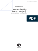 Nuevas Masculinidades, Discursos y Practicas de Resistencia