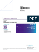 Uw Aanrekening Van 8 Mei 2020: 7037840714 611584148 MVR de Munck Leen Magnolialaan 3 9140 Steendorp