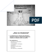 Introduccion Anatomia Biol