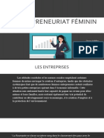 L'Entrepreuneuriat Feminine