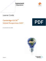 Learner Guide: Cambridge IGCSE Global Perspectives 0457