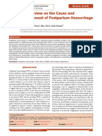 Causes and Management of Postpartum Hemorrhage