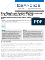 BAFICI utilizando Power Pivot - Data warehouse