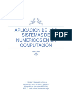 Aplicacion de Los Sistemas de Numericos en La Computación