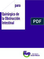 Protocolo para El Manejo Quirúrgico de La Obstrucción Intestinal