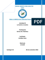 Tarea III Derecho Procesal Civil I