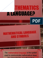 Mathematical Language