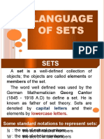 Language of Sets