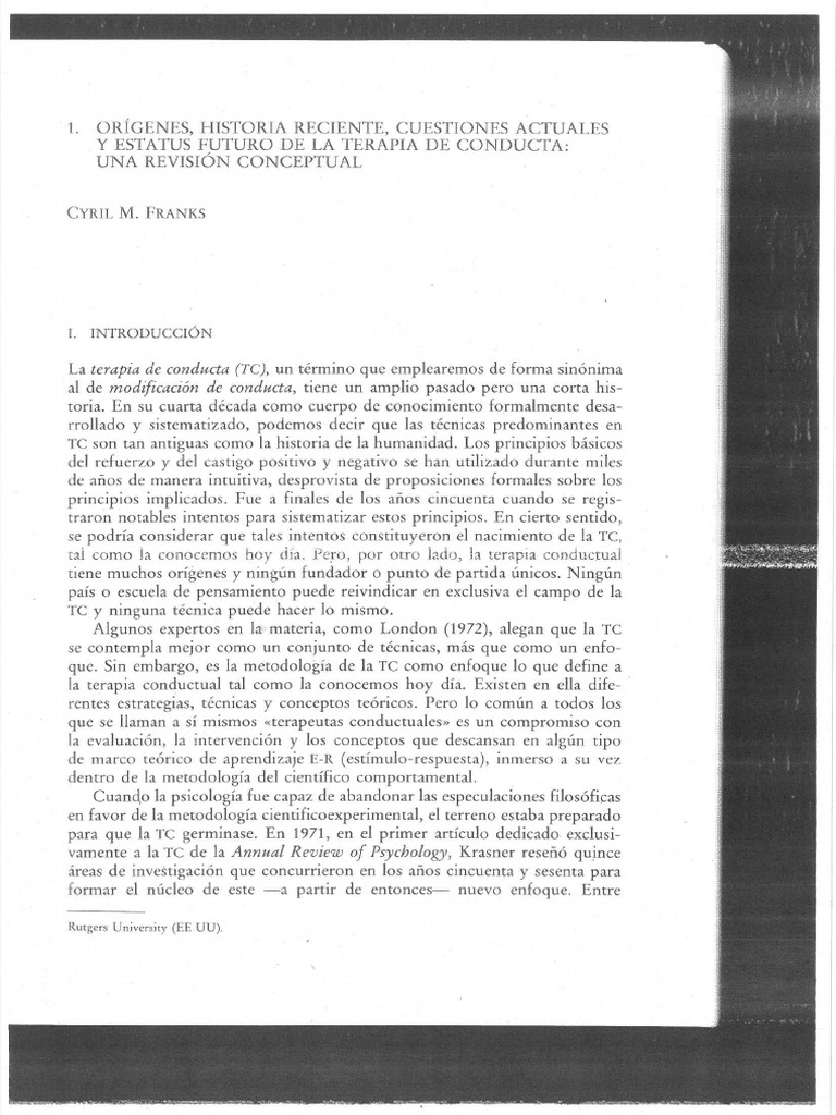 Franks - Orígenes, Historia Reciente Cuestiones Futuras | PDF