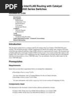Configuring InterVLAN Routing With Catalyst 3750-3560-3550 Series Switches