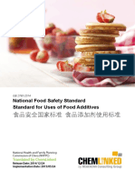 National Food Safety Standard for Food Additives