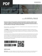 Integration of SAP WM With Barcode Scanners