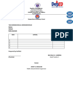 Sample Teacher Individual Workweek Plan Accomplishment Sy 2020 2021