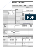 Personal Data Sheet: Filipino Dual Citizenship by Birth by Naturalization