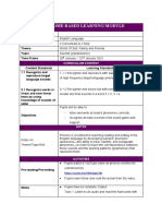 Year 1 CEFR English Language PDPR Module/LP