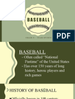 Baseball: Grade 8 - Team Sports