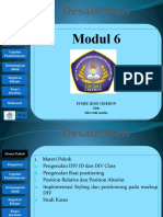 Desain Web: Modul 6