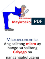 Introduction in Microeconomics