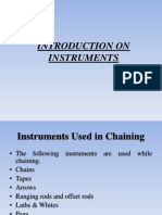 Introduction On Instruments