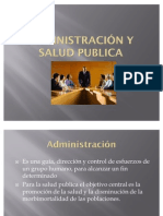 Administración y Salud Publica